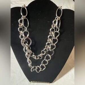 Elegant Silver Chain Necklace
